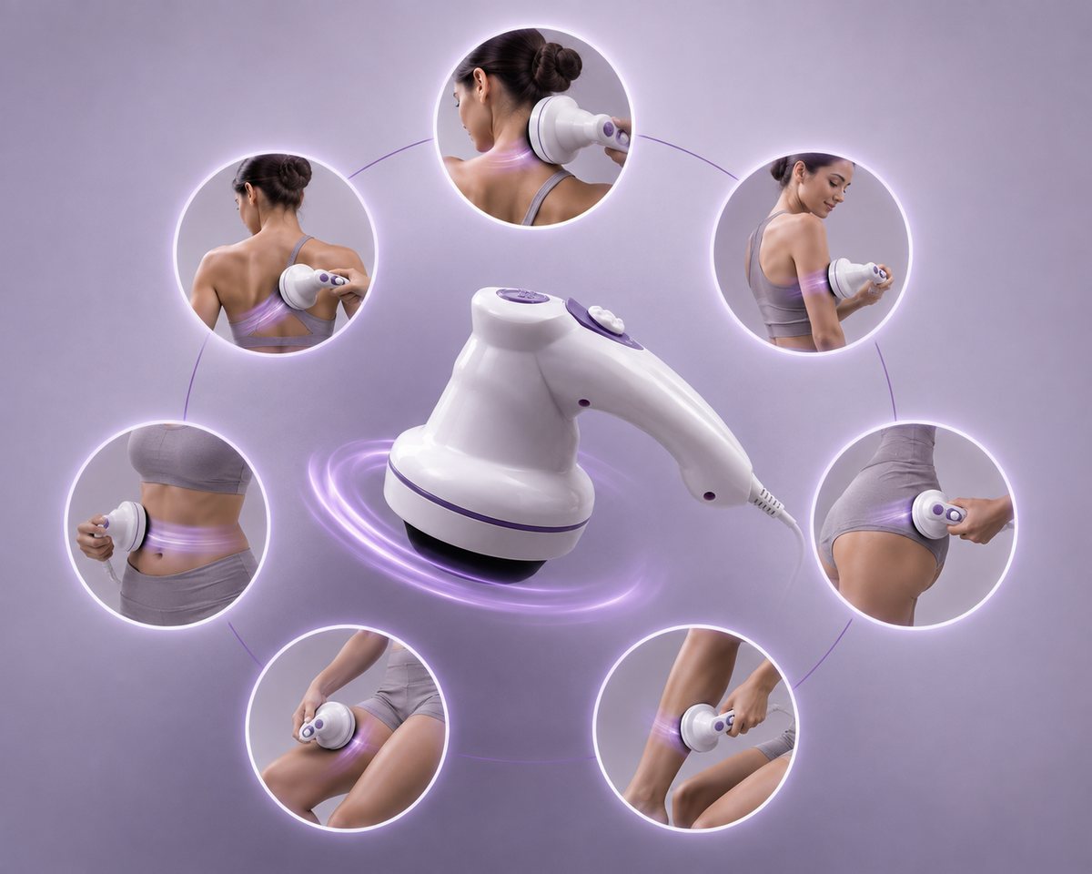Масажер RETTER Body Innovation та зони застосування